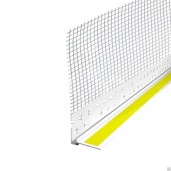 Профиль примыкающий самоклеющийся с армирующей сеткой 6мм, 2,4м (ОМ)