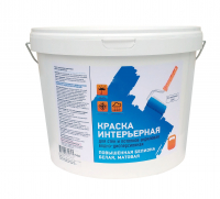 Краска ВД-АК 211 интерьерная для стен и потолков акриловая 0,9л (1,4кг) белая