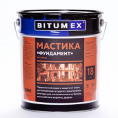 Мастика битумная BITUMEX "Фундамент", 18кг