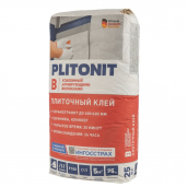 Клей для плитки и керамогранита PLITONIT В, 25 кг